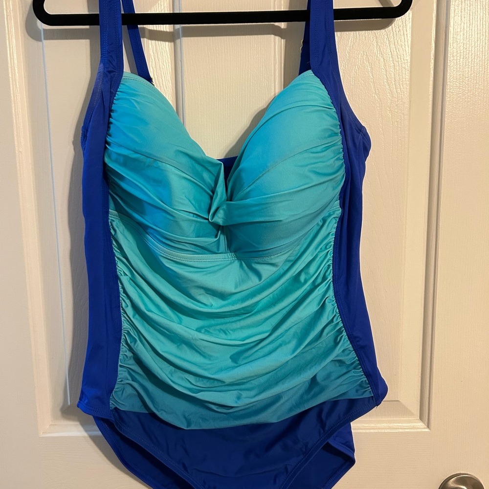 Blue and Teal Swimsuit